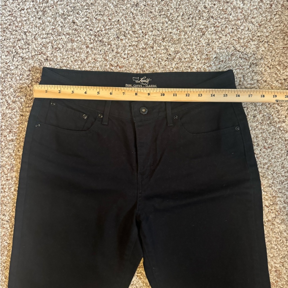 Levi’s Black Bootcut Denim Jeans NWOT - Picture 5 of 6
